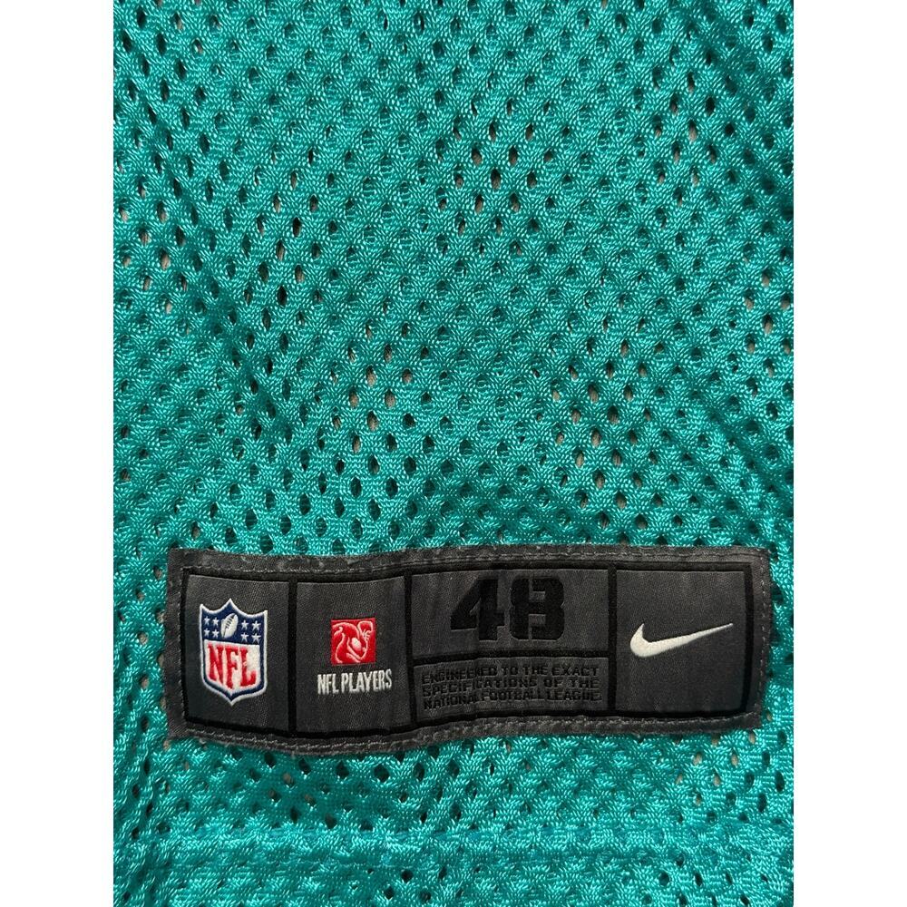#61 MIAMI DOLPHINS GAME AQUA NIKE PRACTICE JERSEY sz 48 - Picture 5 of 9